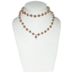 7 Mukhi Rudraksha Mala/ Seven Face Rudraksha Rosary/ Maha Laxmi Mala 54+1 - Made in Pure Silver