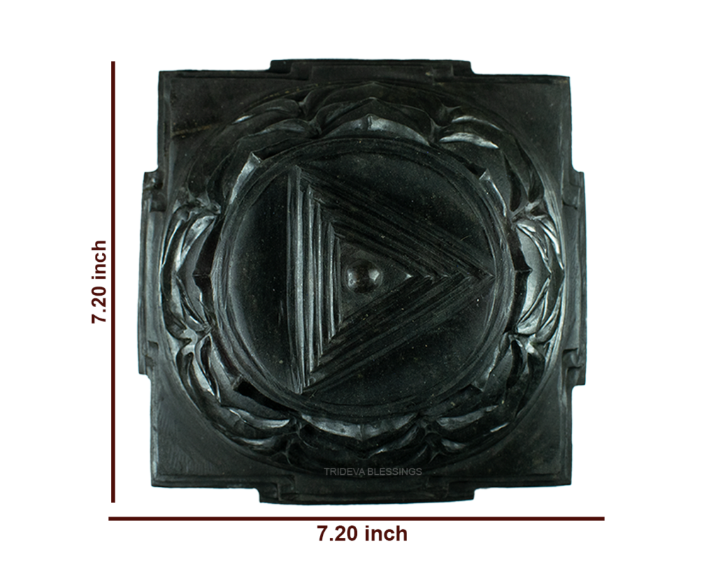 Adbhut Mahakali Yantra- Carved on Shaligram