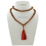10 Mukhi Rudraksha Mala - 108+1 Beads - Lab Certified