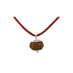 11 Mukhi Rudraksha Pendant/Eleven Face Rudraksha Pendant (Made in Pure Silver) - Nepal Bead