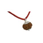 11 Mukhi Rudraksha Pendant/Eleven Face Rudraksha Pendant (Made in Pure Silver) - Nepal Bead