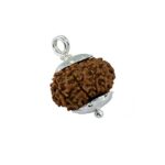 11 Mukhi Rudraksha Pendant/Eleven Face Rudraksha Pendant (Made in Pure Silver) - Nepal Bead