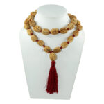 3 Mukhi Rudraksha Kantha/Mangal Kantha/ Three Face Rudraksha Kantha (36+1 Beads)