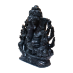 Adbhut Lord Ganesha- Carved on Shaligram
