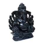 Adbhut Lord Ganesha- Carved on Shaligram