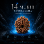 14 Mukhi Rudraksha/Fourteen face Rudraksha - Nepal Bead (23.99 mm)