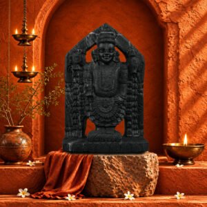 Tirupati Balaji Ji on Natural Shaligram Stone (Piece 2)