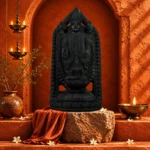 Tirupati Balaji with Laxmi Ji on Natural Shaligram Stone (Piece 2)