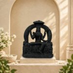 Kolhapuri Maha Laxmi Ji on Natural Shaligram Stone (Piece 2)