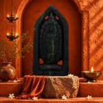 Tirupati Balaji with Laxmi Ji on Natural Shaligram Stone (Piece 2)