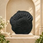 Baglamukhi Mata Ji on Natural Shaligram Stone