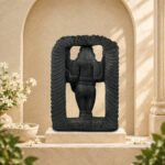 Lord Kartikeya (Murugan) Ji on Natural Shaligram Stone