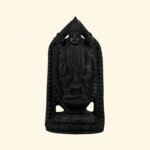 Tirupati Balaji with Laxmi Ji on Natural Shaligram Stone (Piece 2)
