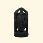 Tirupati Balaji with Laxmi Ji on Natural Shaligram Stone (Piece 3)