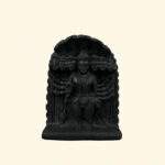 Lord Vishnu in Vishvarupa Form on Natural Shaligram Stone (Piece 2)