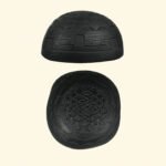 Kurma Prishtha Shri Yantra Carved on Natural Shaligram Stone (Piece 1)
