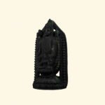 Tirupati Balaji with Laxmi Ji on Natural Shaligram Stone (Piece 2)