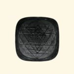 Kurma Prishtha Shri Yantra Carved on Natural Shaligram Stone (Piece 2)