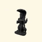 Hand-Carved Lord Vishnu Ji on Natural Shaligram Stone