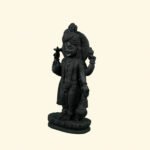 Standing Chaturbhuj Lord Vishnu Ji on Natural Shaligram Stone