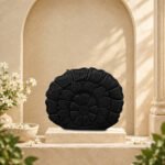 Sleeping Vishnu Laxmi Ji with Brahma Ji on Natural Shaligram Stone (Piece 3)