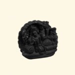 Sleeping Vishnu Laxmi Ji with Brahma Ji on Natural Shaligram Stone (Piece 3)