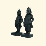 Vitthal Rukmini Ji on Natural Shaligram Stone (Piece 1)