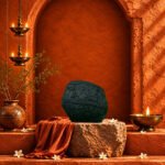 10 Avatars of Lord Vishnu Ji Carved on Natural Shaligram Stone (Piece 2)