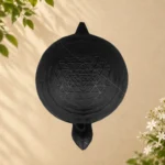Kurma Avatar with Rekha Shri Yantra on Natural Shaligram Stone